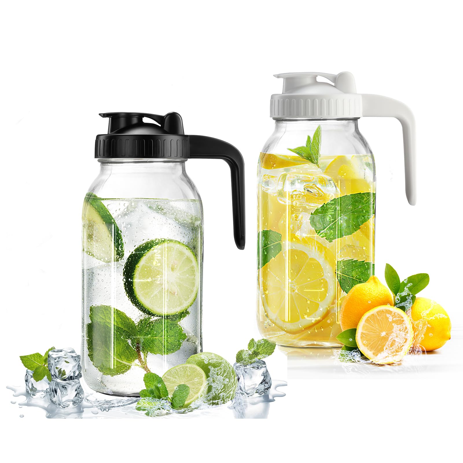 32 oz Glass Breast Milk Pitcher with Leakproof Lid