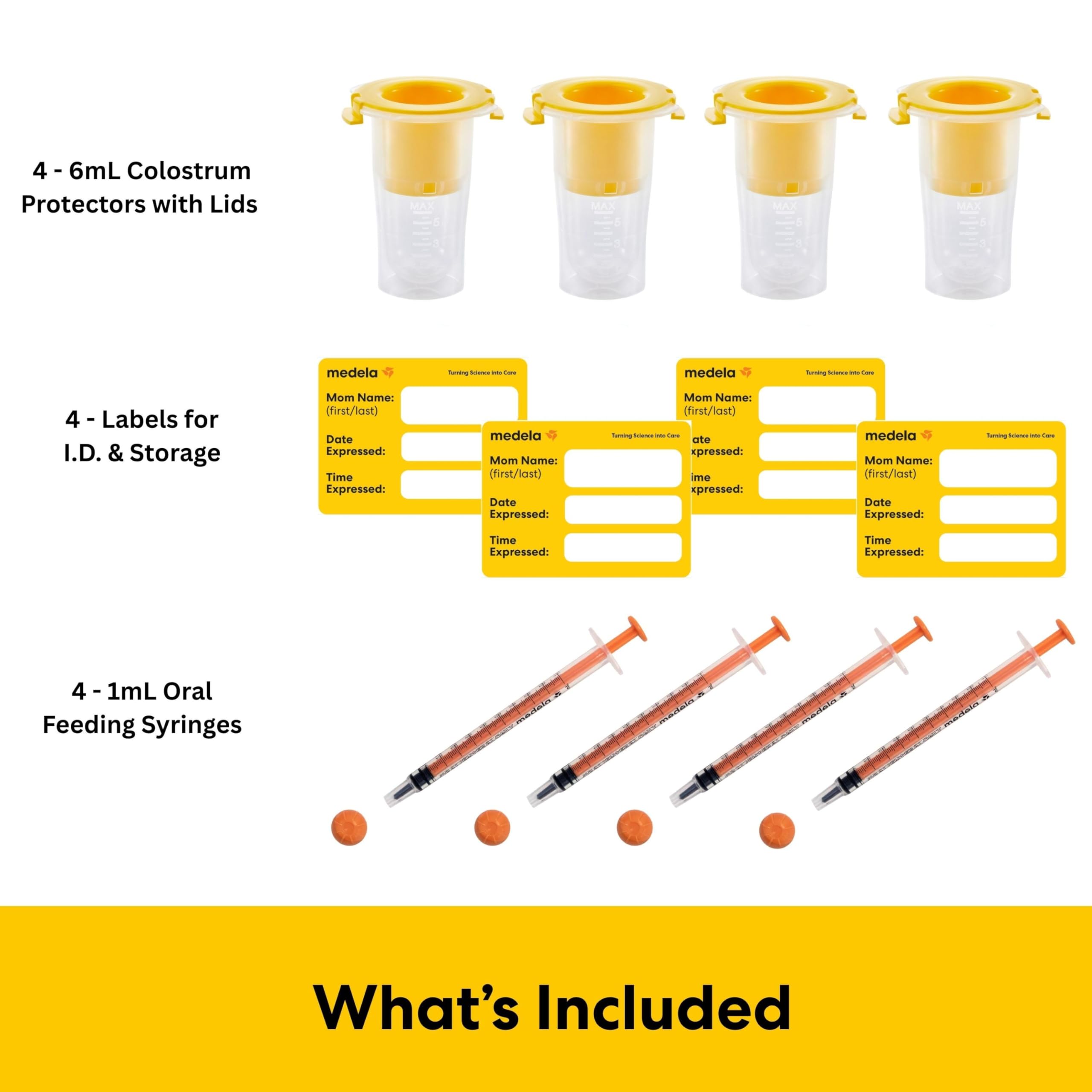 Medela Harmony Manual Breast Pump, Colostrum Collection and Feeding Kit, Silicone Breast Milk Collector, Collect, Store, Feed, and Pump