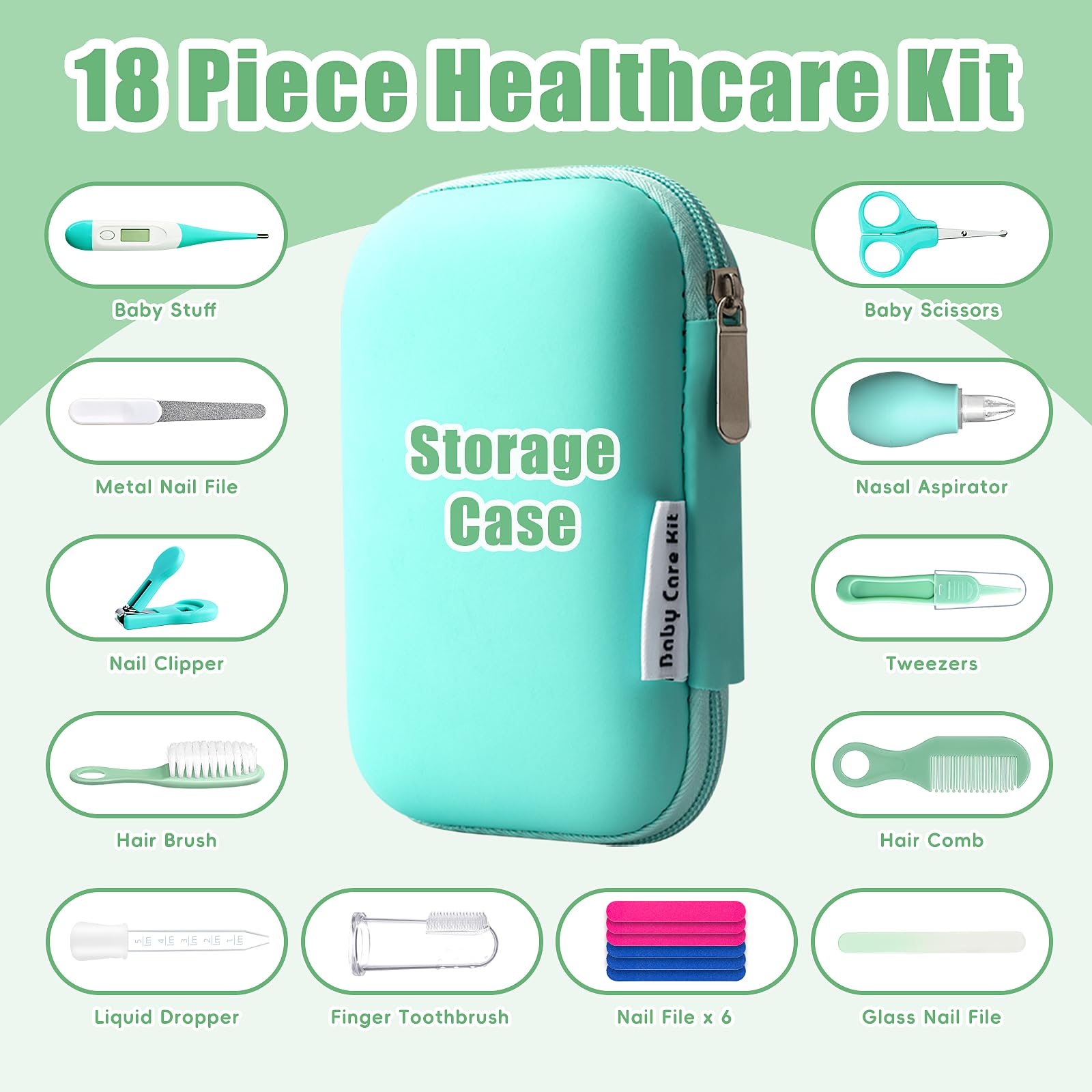 Newborn Baby Grooming Kit with Safety Care Essentials