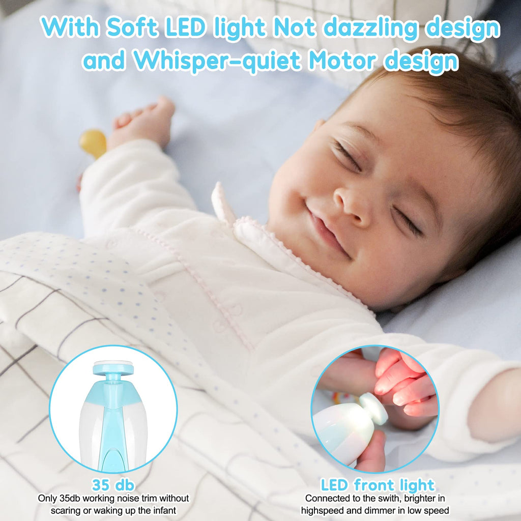 Qunlions Life Electric Baby Nail Trimmer and File