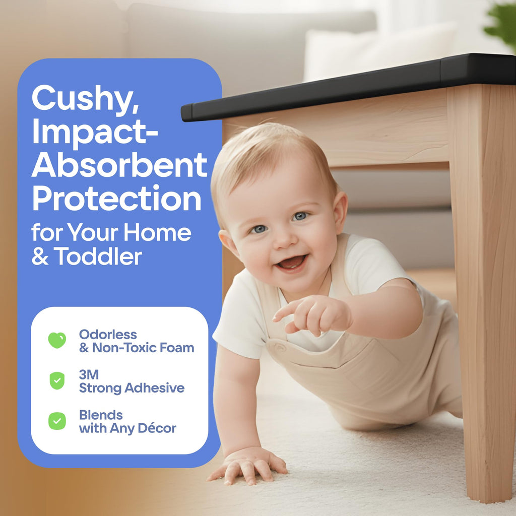 16.2 ft Babyproofing Foam Edge and Corner Guard Set