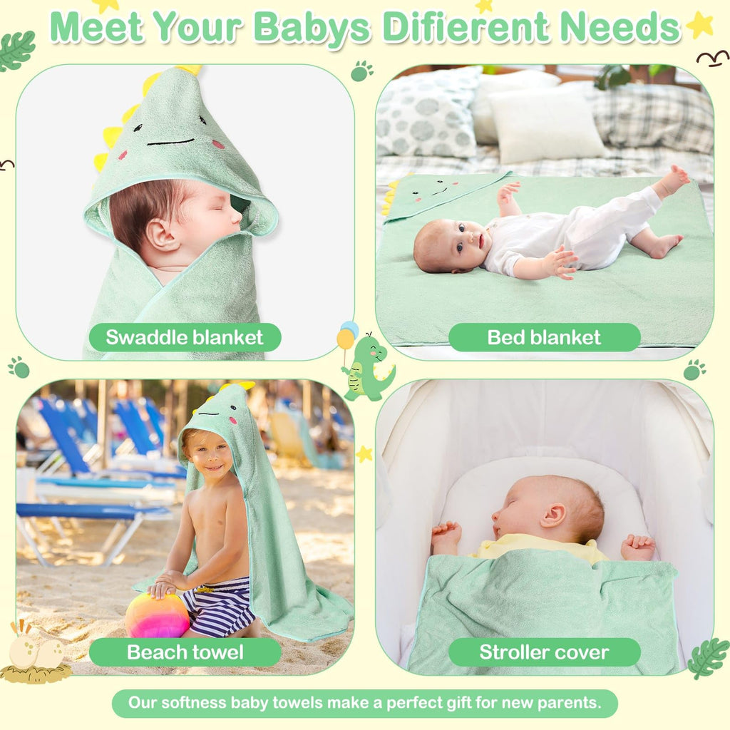 Sublaga Soft Absorbent Hooded Baby Bath Towel