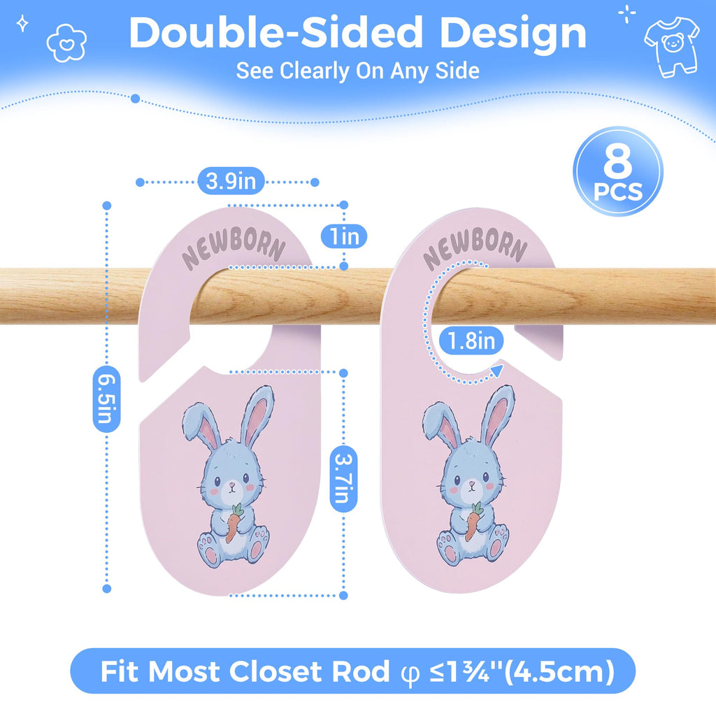 COOLBEBE Double-Sided Baby Closet Dividers