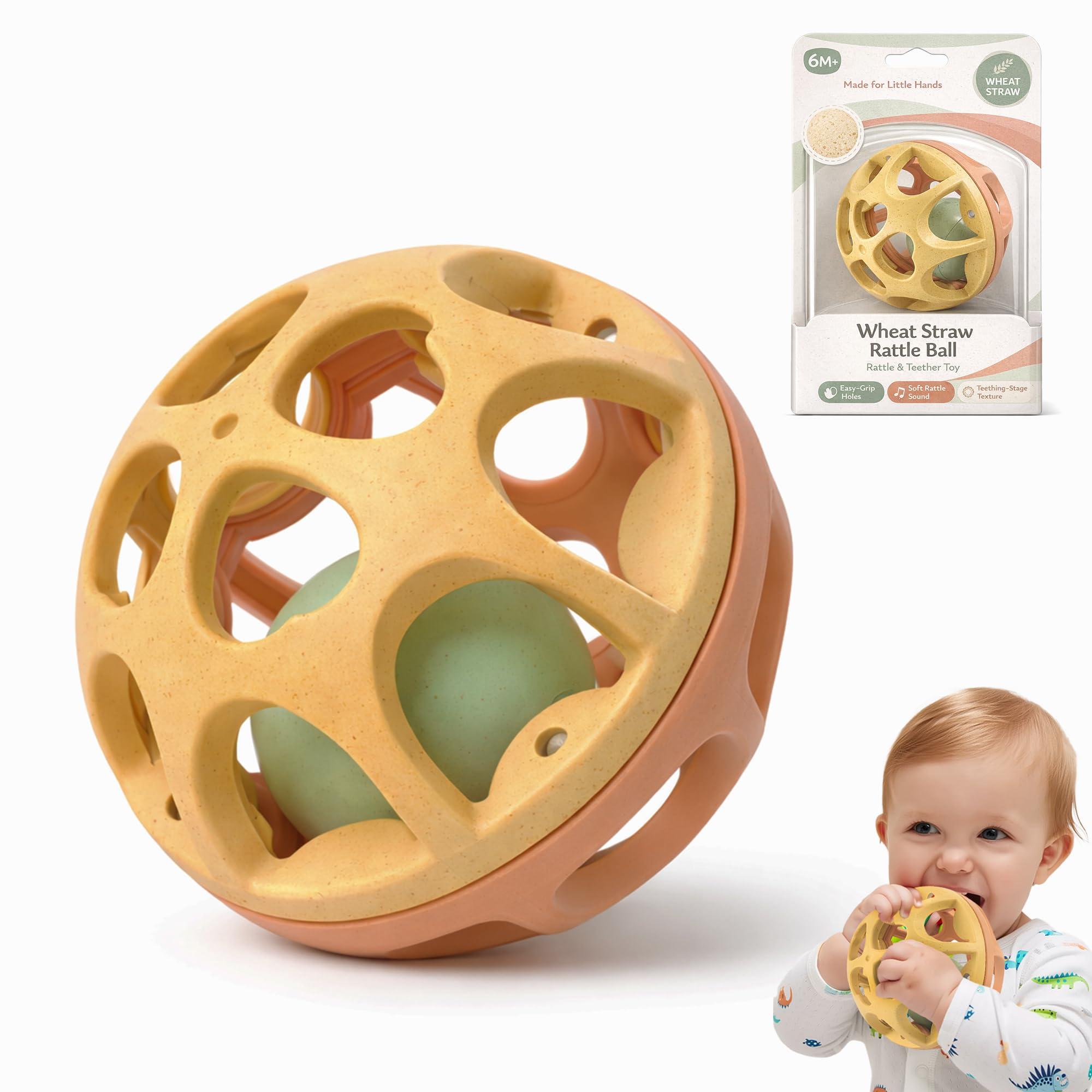ROHSCE Textured Sensory Balls for Babies 3–12 Months