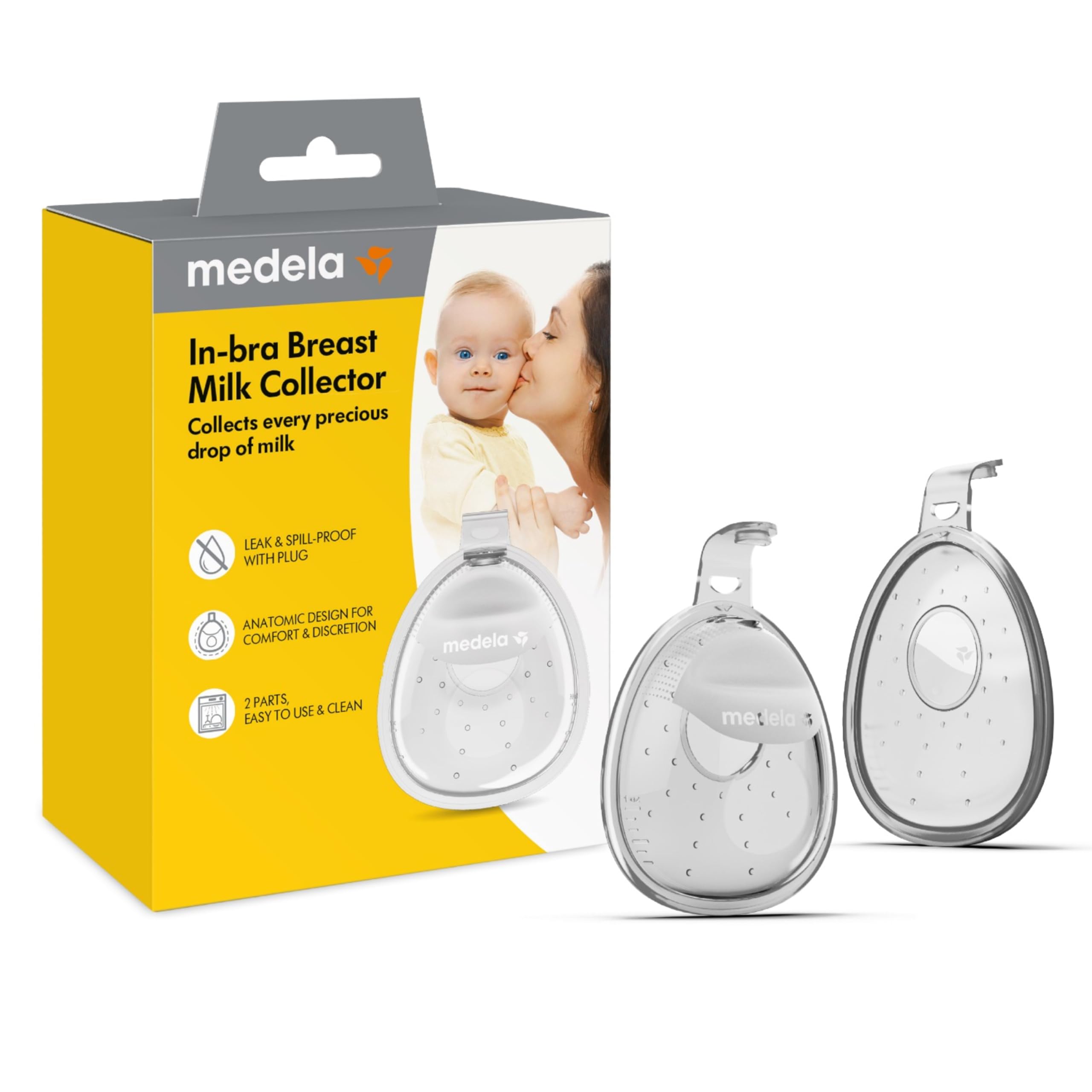 Medela Harmony Manual Breast Pump, Colostrum Collection and Feeding Kit, Silicone Breast Milk Collector, Collect, Store, Feed, and Pump