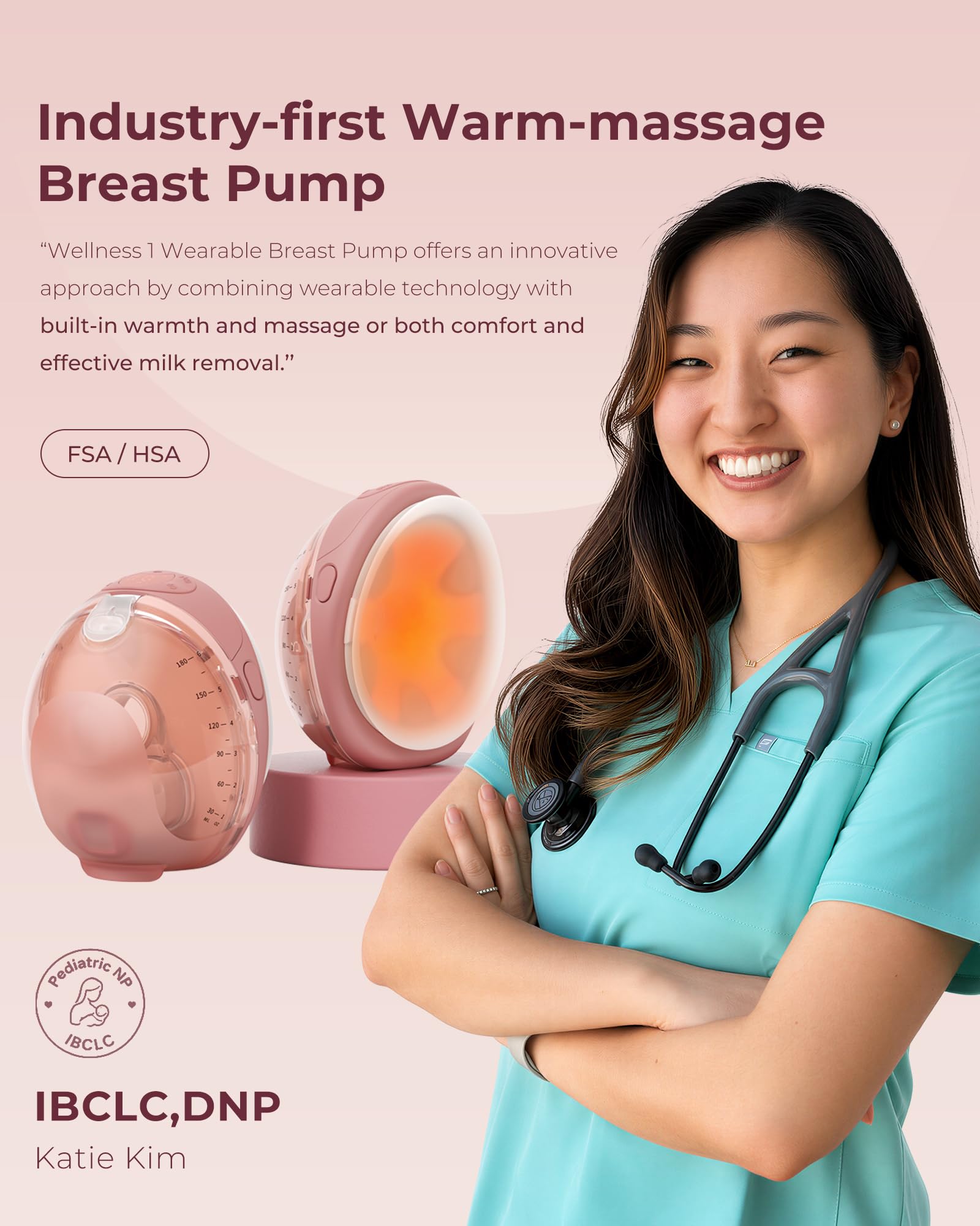 Momcozy M5 Smart with APP Hands-Free 24mm Work Mom