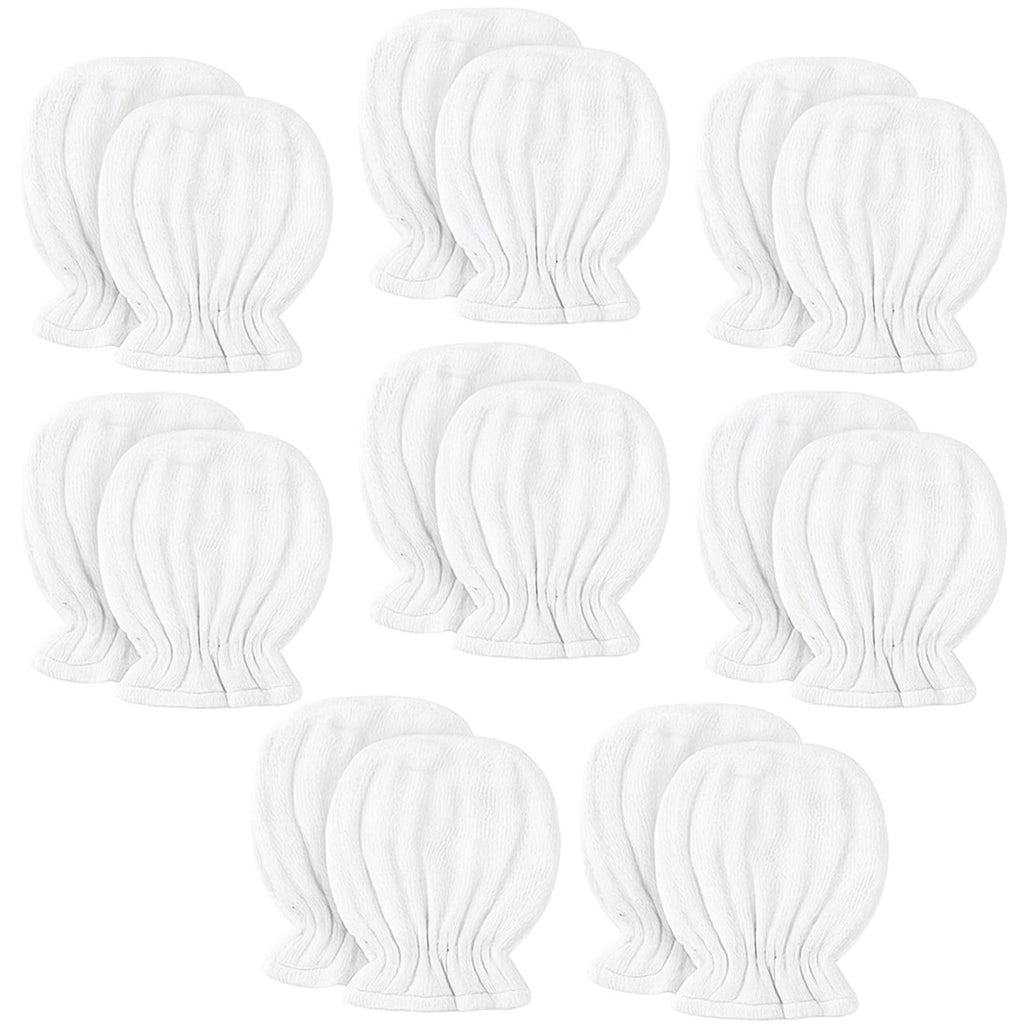Jeere Newborn Muslin No-Scratch Mittens for 0–6 Months