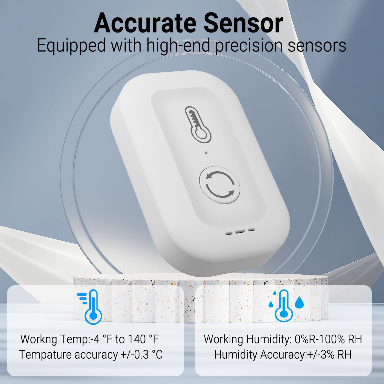 DAYBETTER Smart WiFi Nursery Thermometer and Hygrometer for Baby