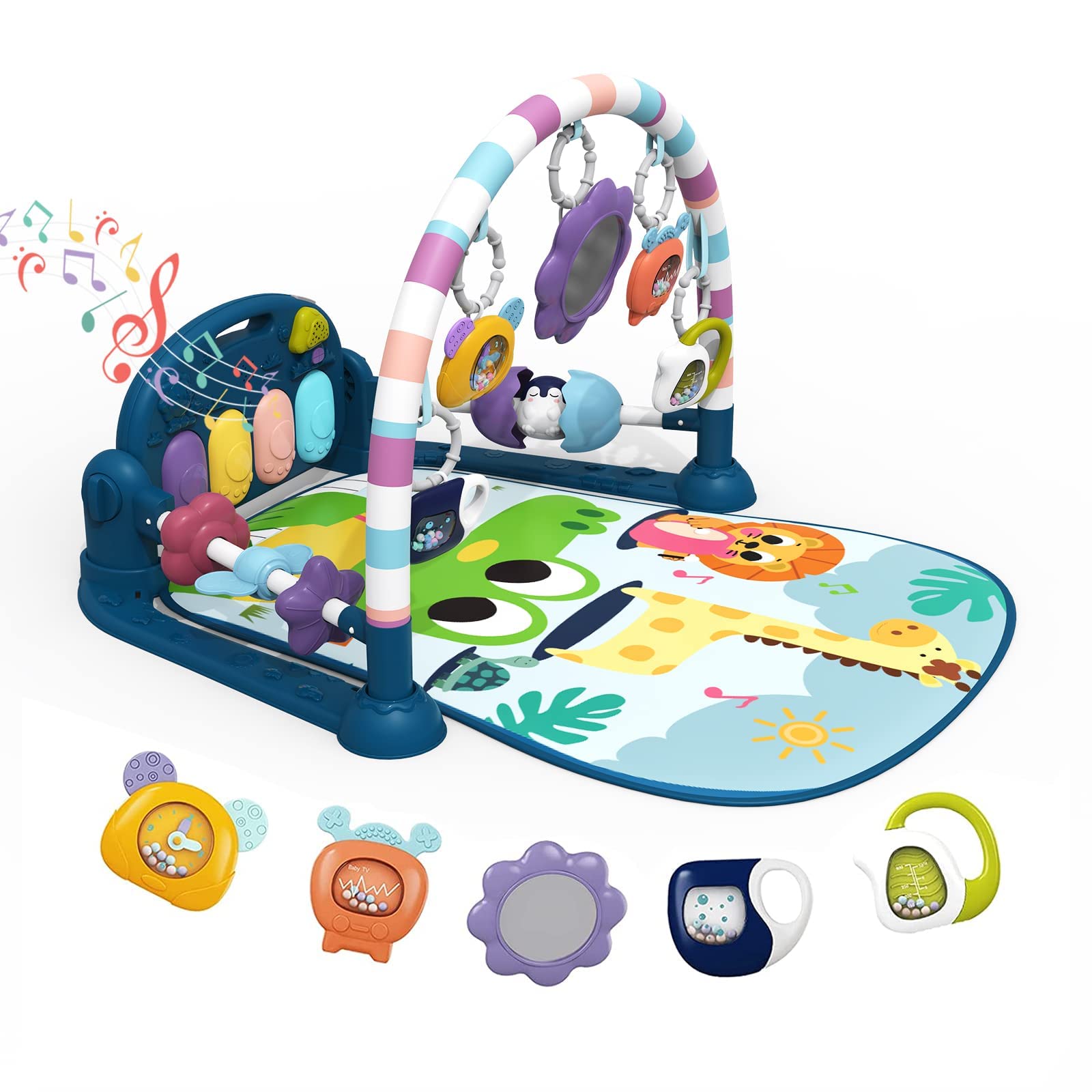 Dearlomum Piano Baby Play Gym and Tummy Time Mat