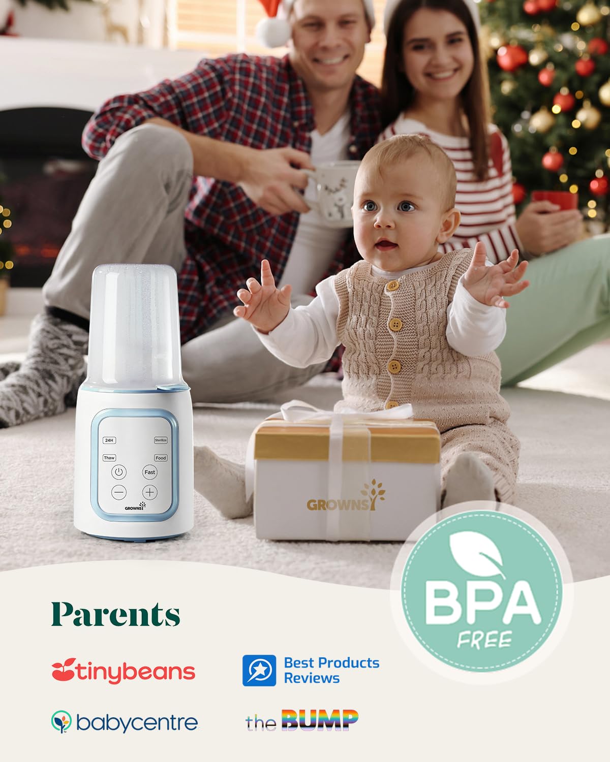 GROWNSY Digital Baby Bottle Warmer for Breast Milk
