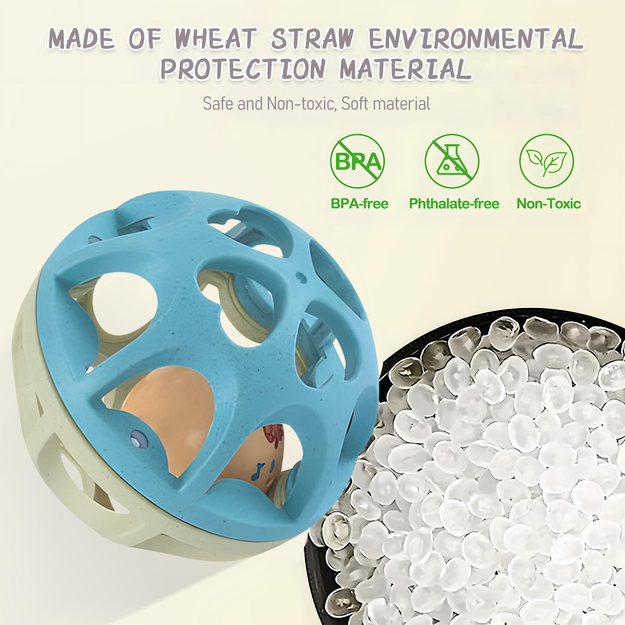 ROHSCE Textured Sensory Balls for Babies 3–12 Months