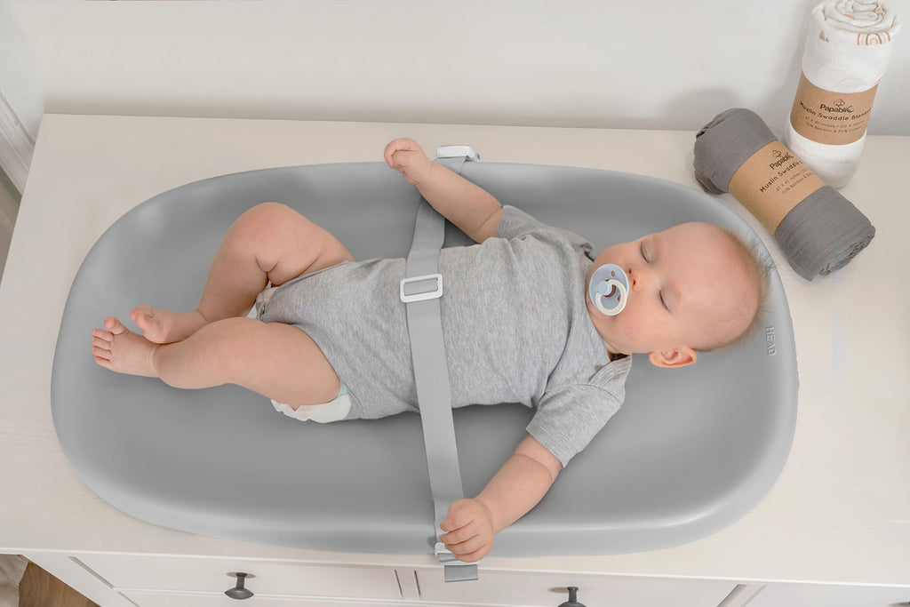 Papablic Wipeable Baby Changing Pad for Dressers