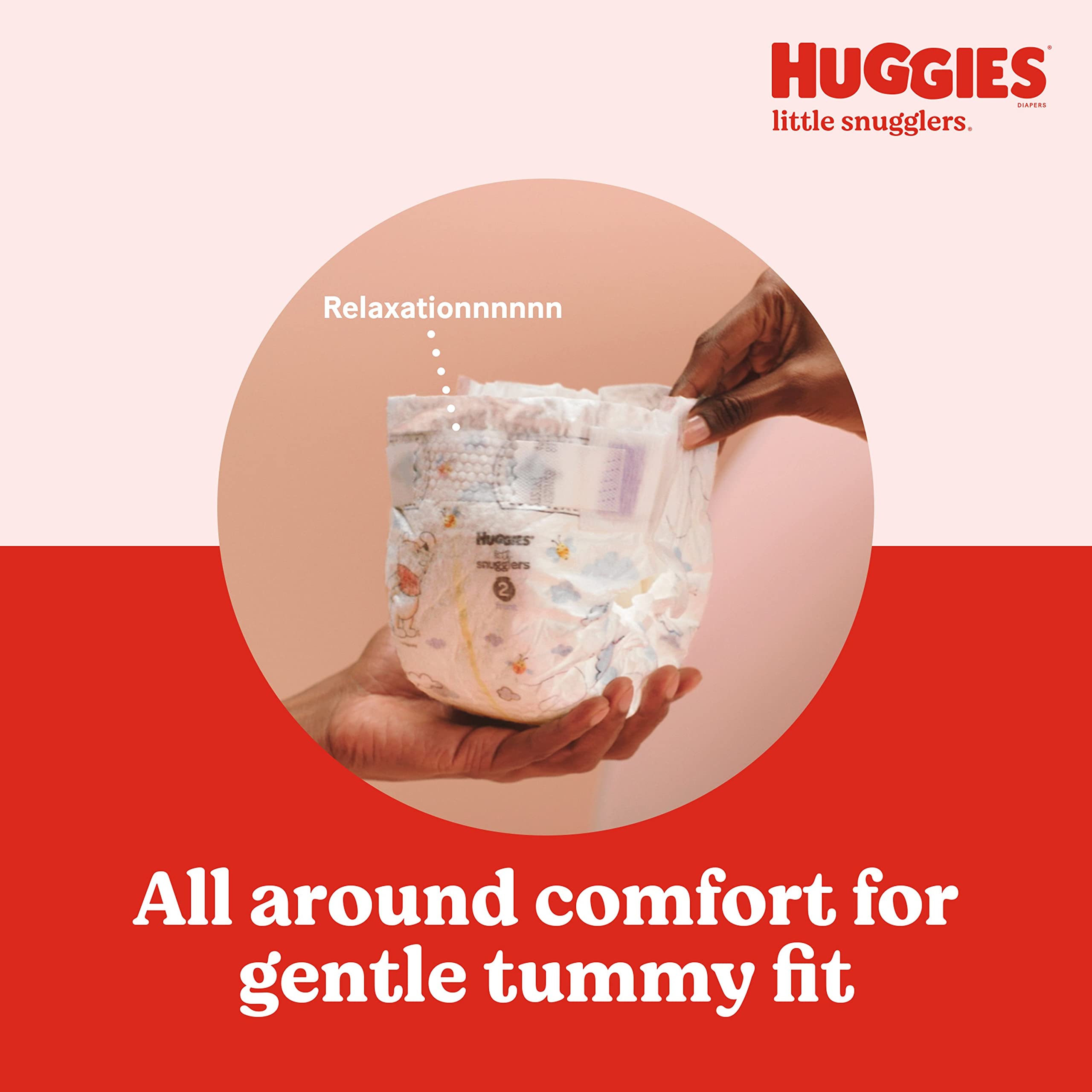 Huggies Little Snugglers Newborn Diapers, 62 Count