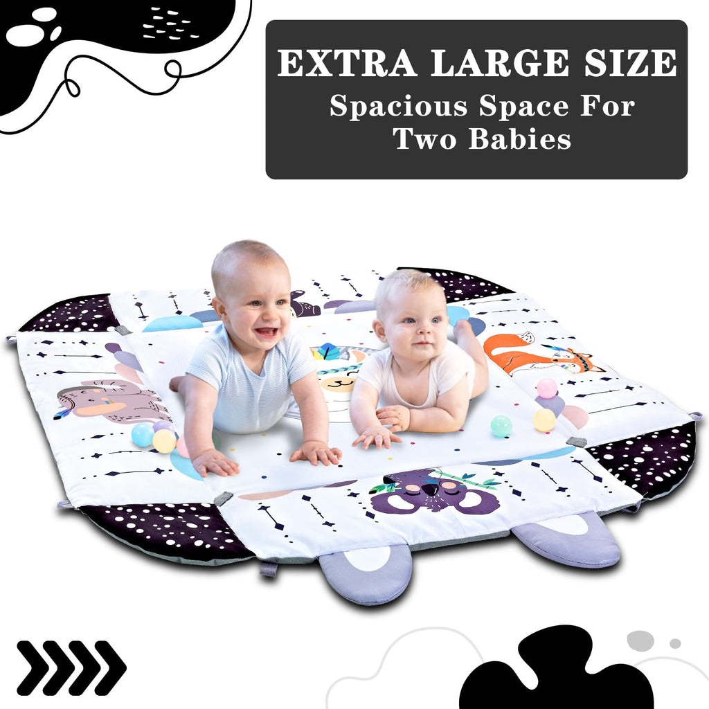 TFDER 8-in-1 Baby Gym, Tummy Time Mat and Ball Pit