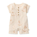 Burt’s Bees Baby Boys’ Organic Cotton Romper Set