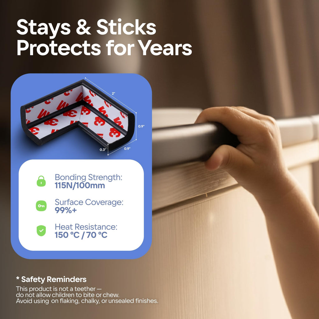16.2 ft Babyproofing Foam Edge and Corner Guard Set