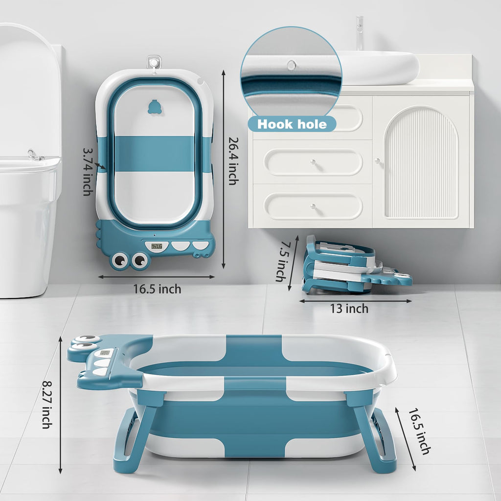 Collapsible Baby Bathtub for Newborns and Infants