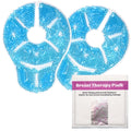 Breast Treatment Ice Pack Hot Cold Breast Pad, Nursing Pain, Mastitis, Swelling, Essential for Breastfeeding New Mothers, 2 Pack