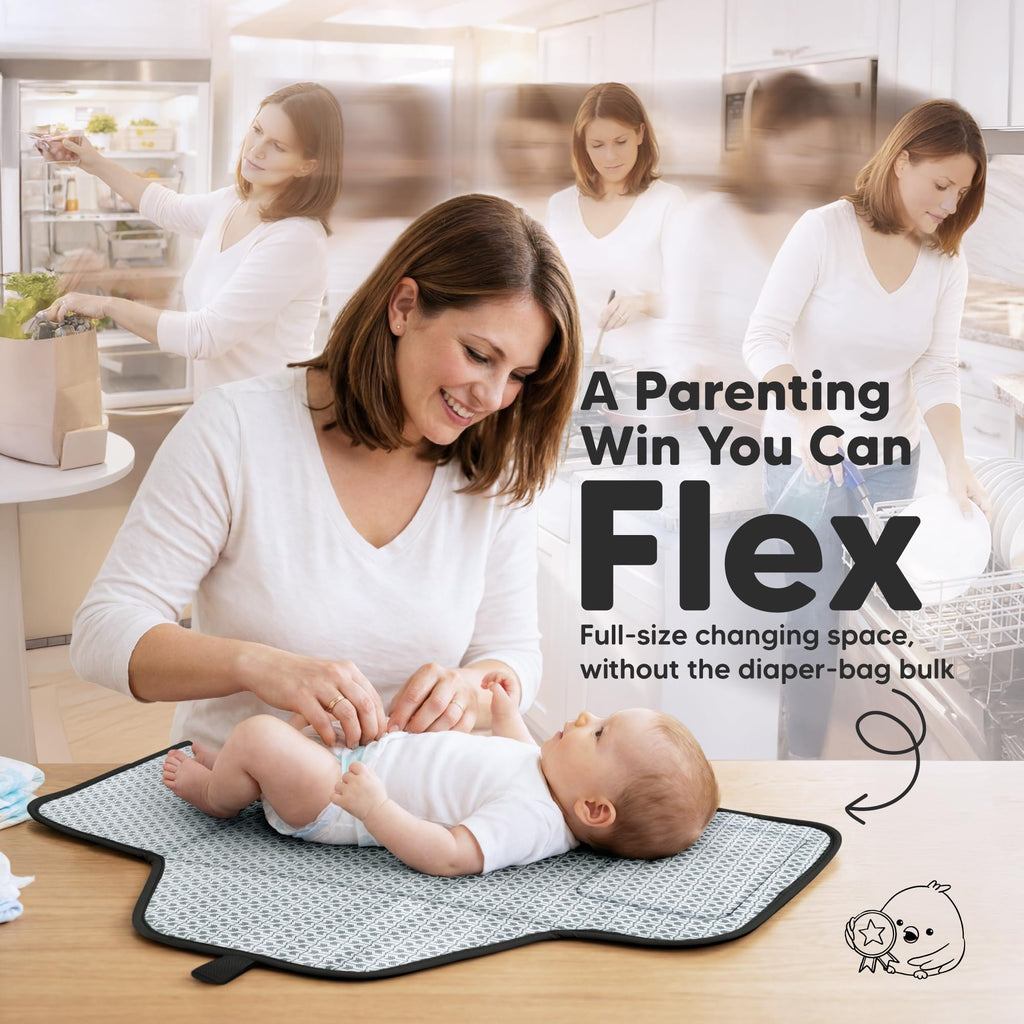 KeaBabies Waterproof Foldable Travel Changing Mat