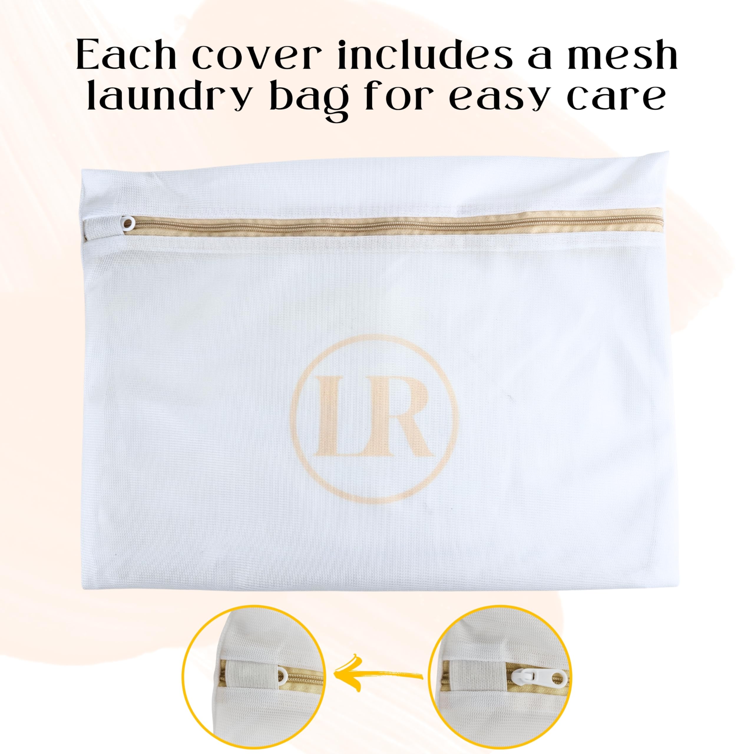 Little Rou Peekaboo Nursing Cover Up for Breastfeeding - Breathable Knit - Soft Organic Cotton & Cashmere Breast Feeding Poncho for Women - Privacy Feature - Includes Mesh Laundry Bag