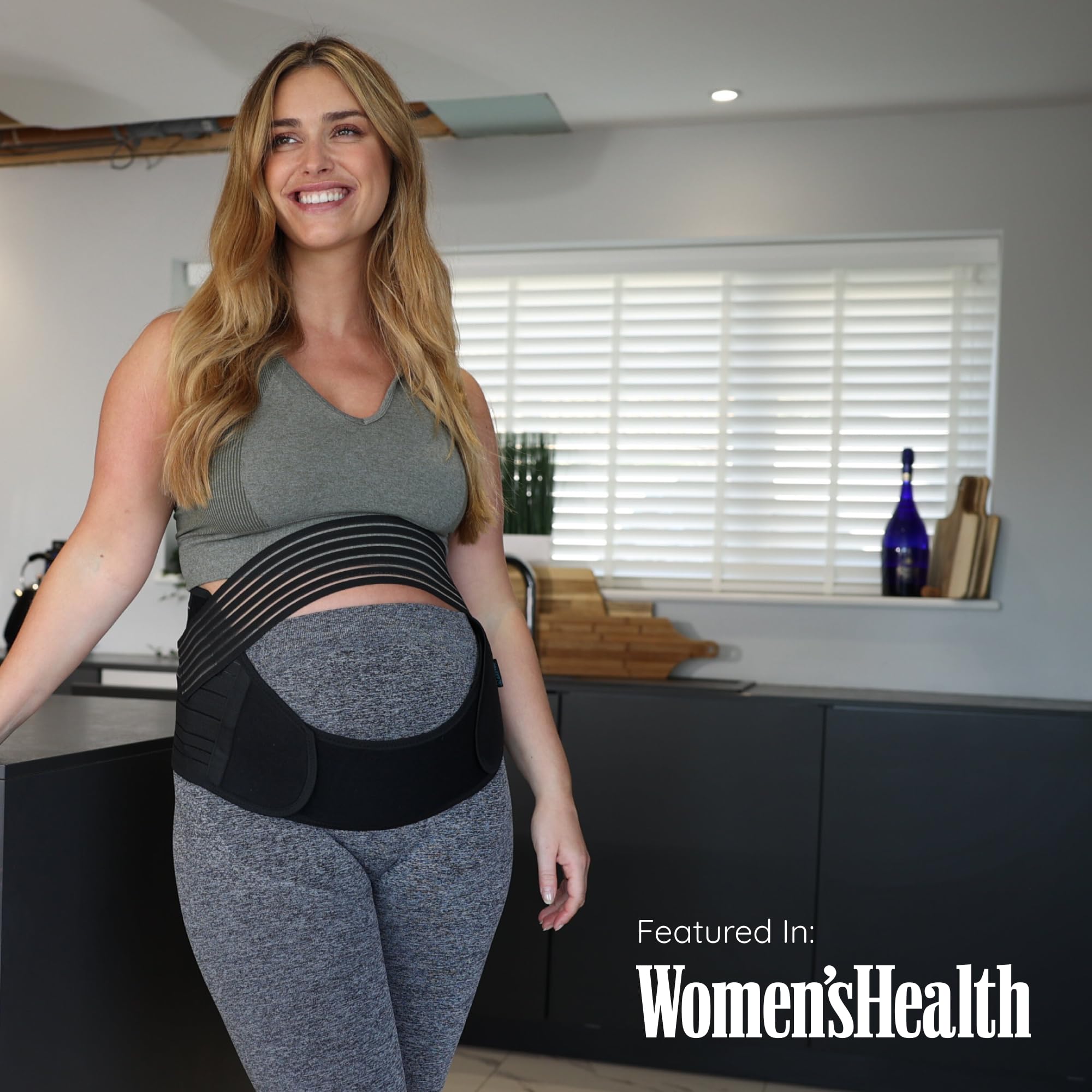 BABYGO® Pregnancy Support Belt – Maternity Belly Band for Back, Pelvic & Hip Pain Relief | Adjustable Bump Support