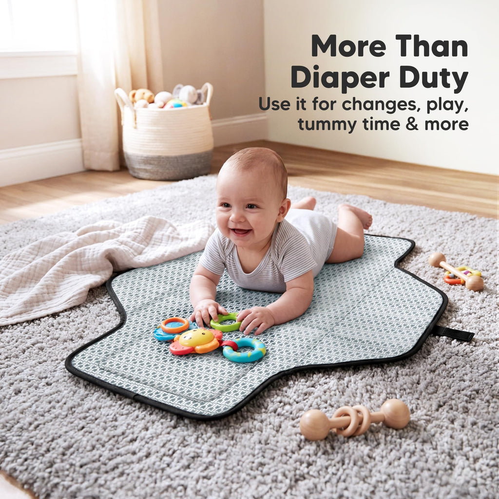 KeaBabies Waterproof Foldable Travel Changing Mat