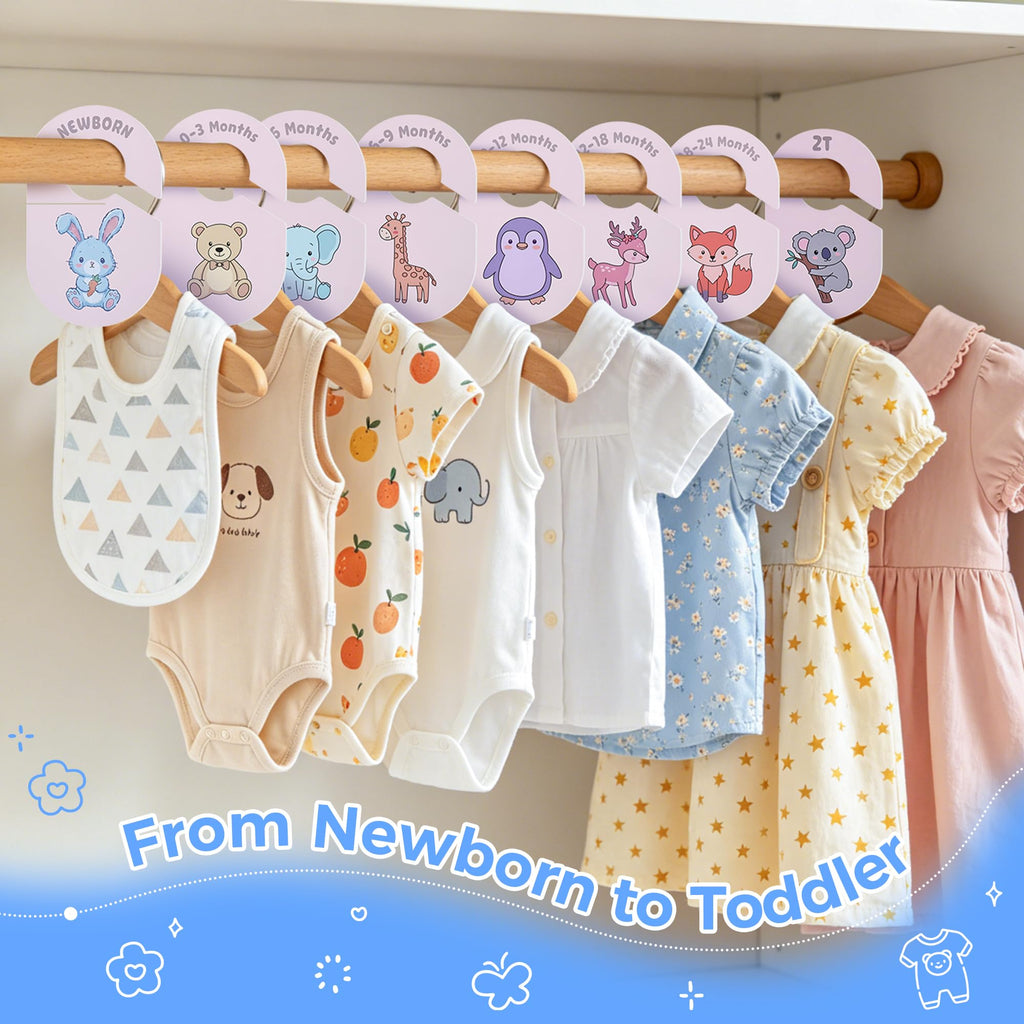 COOLBEBE Double-Sided Baby Closet Dividers