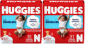 Huggies Little Snugglers Newborn Diapers, 62 Count