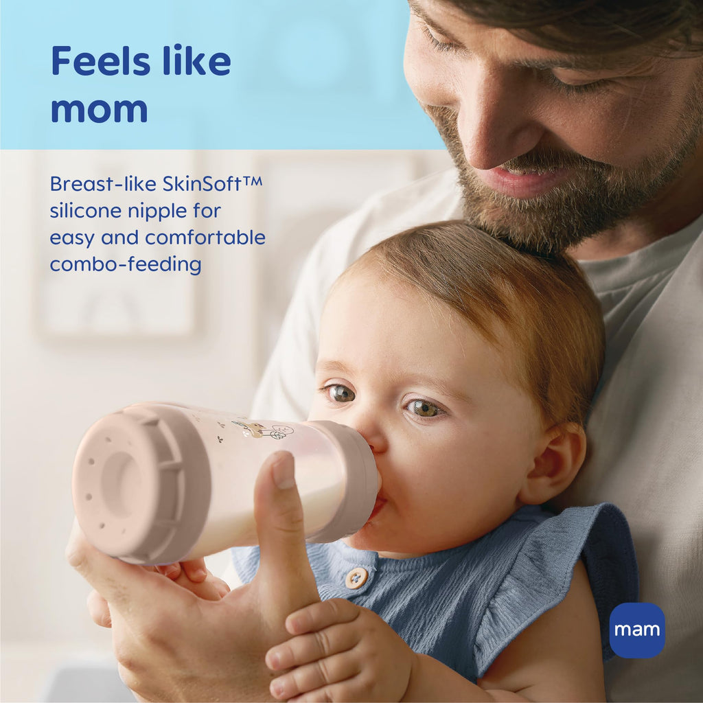 MAM Baby Bottle Nipples with Multiple Flow Rates