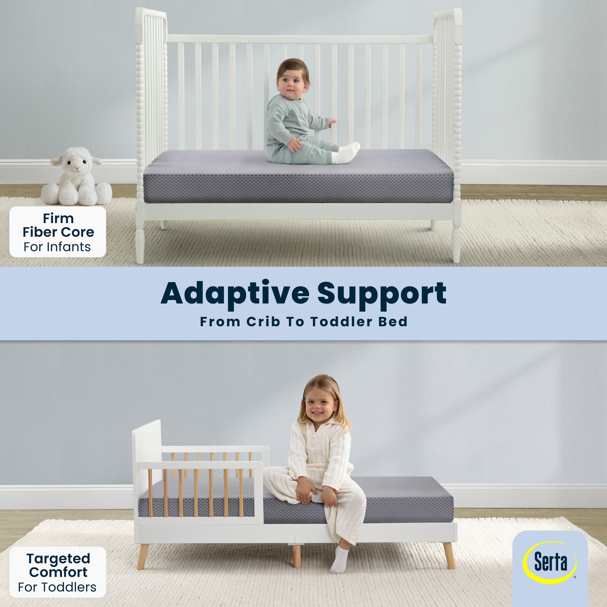 Delta Children Serta Perfect Start Dual-Sided Crib Mattress