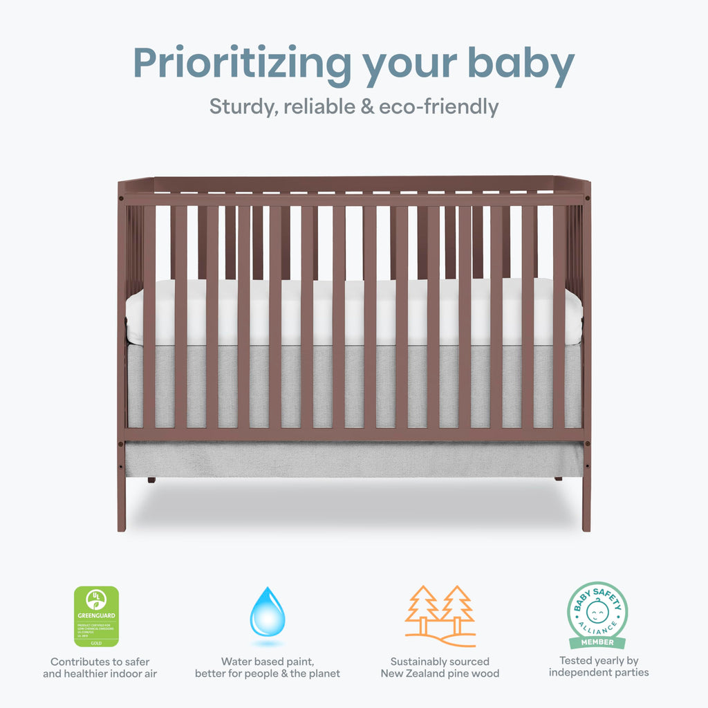 Dream On Me Synergy 5-in-1 Convertible Full-Size Crib