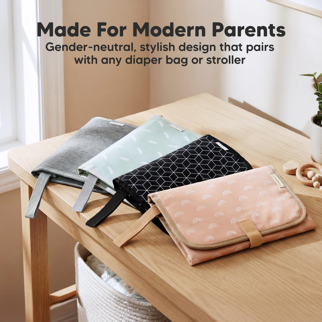 KeaBabies Waterproof Foldable Travel Changing Mat