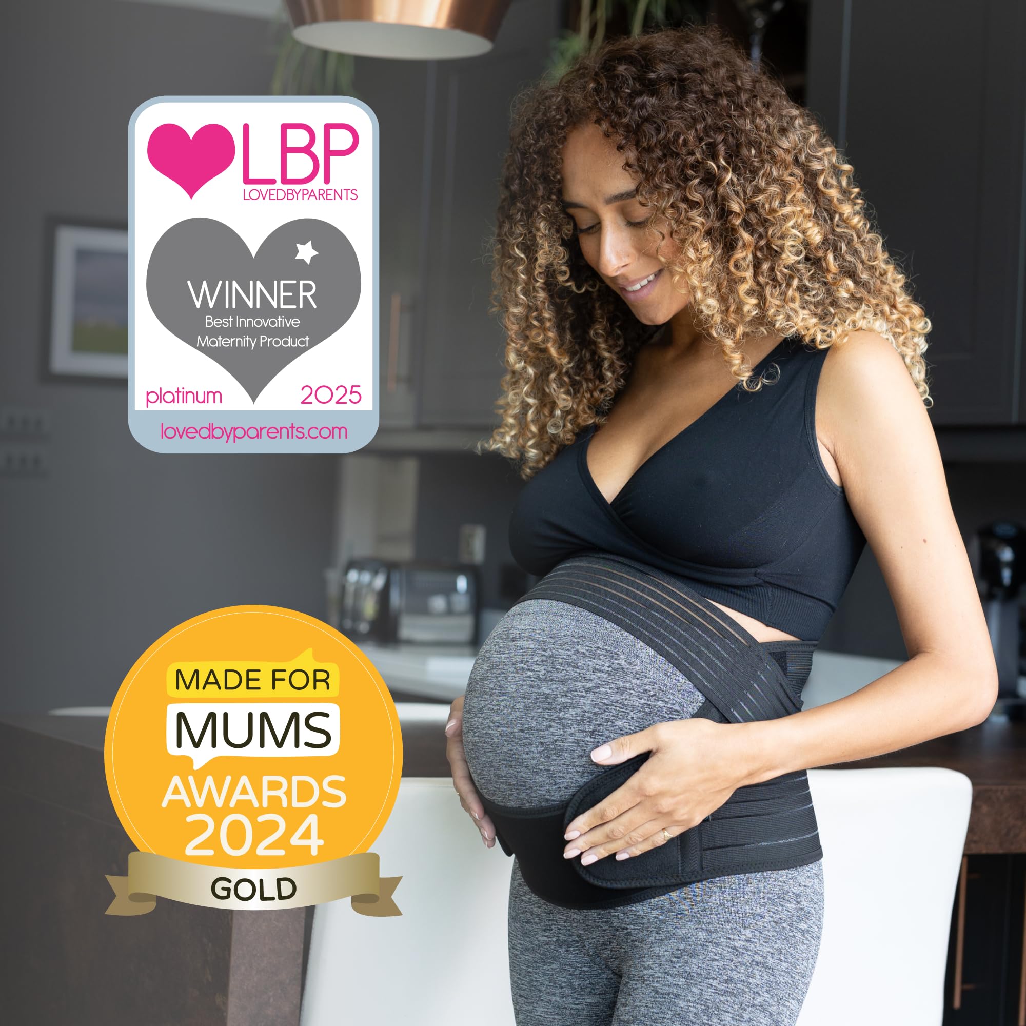 BABYGO® Pregnancy Support Belt – Maternity Belly Band for Back, Pelvic & Hip Pain Relief | Adjustable Bump Support