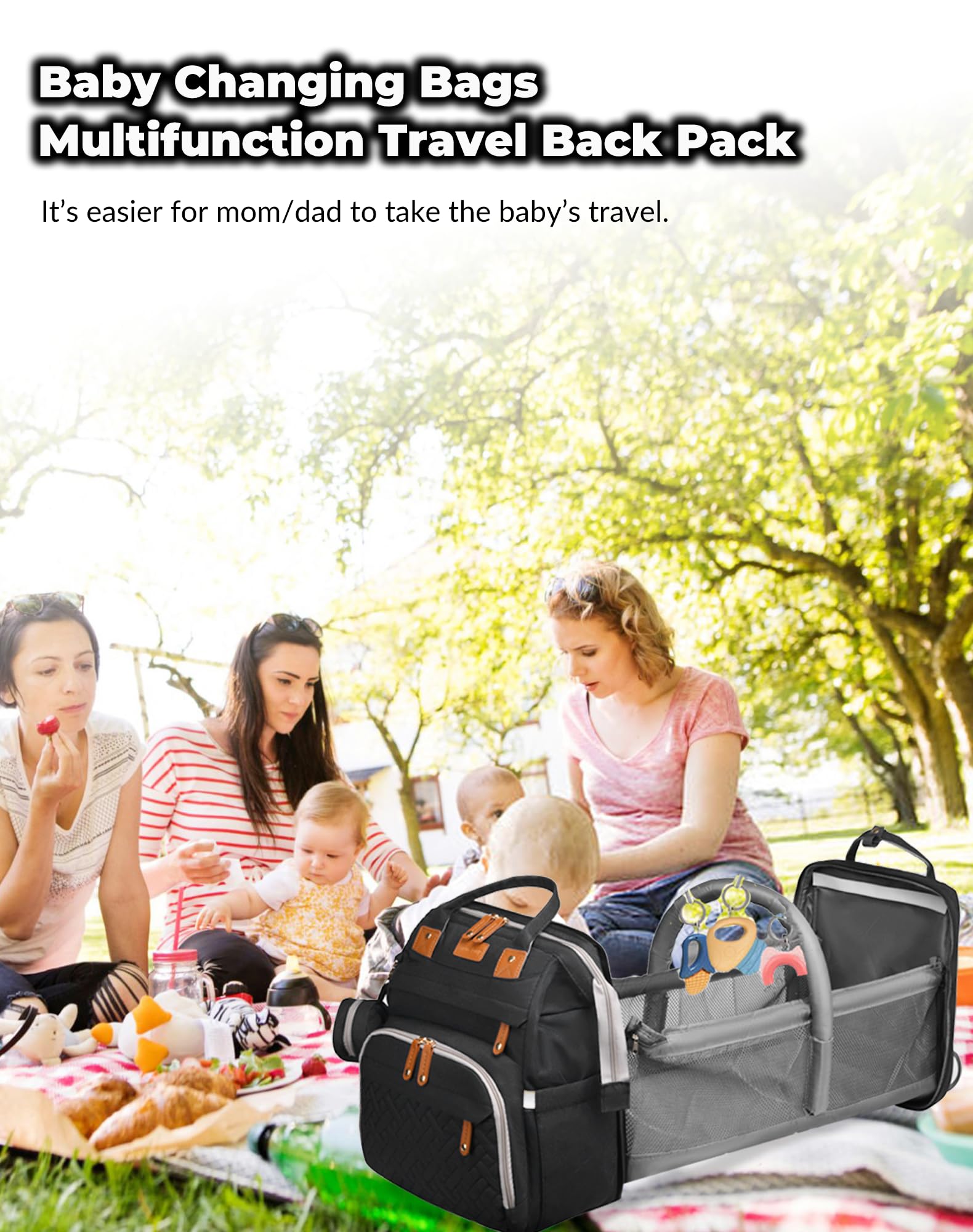 Astro Alan Waterproof Diaper Backpack with Changing Station