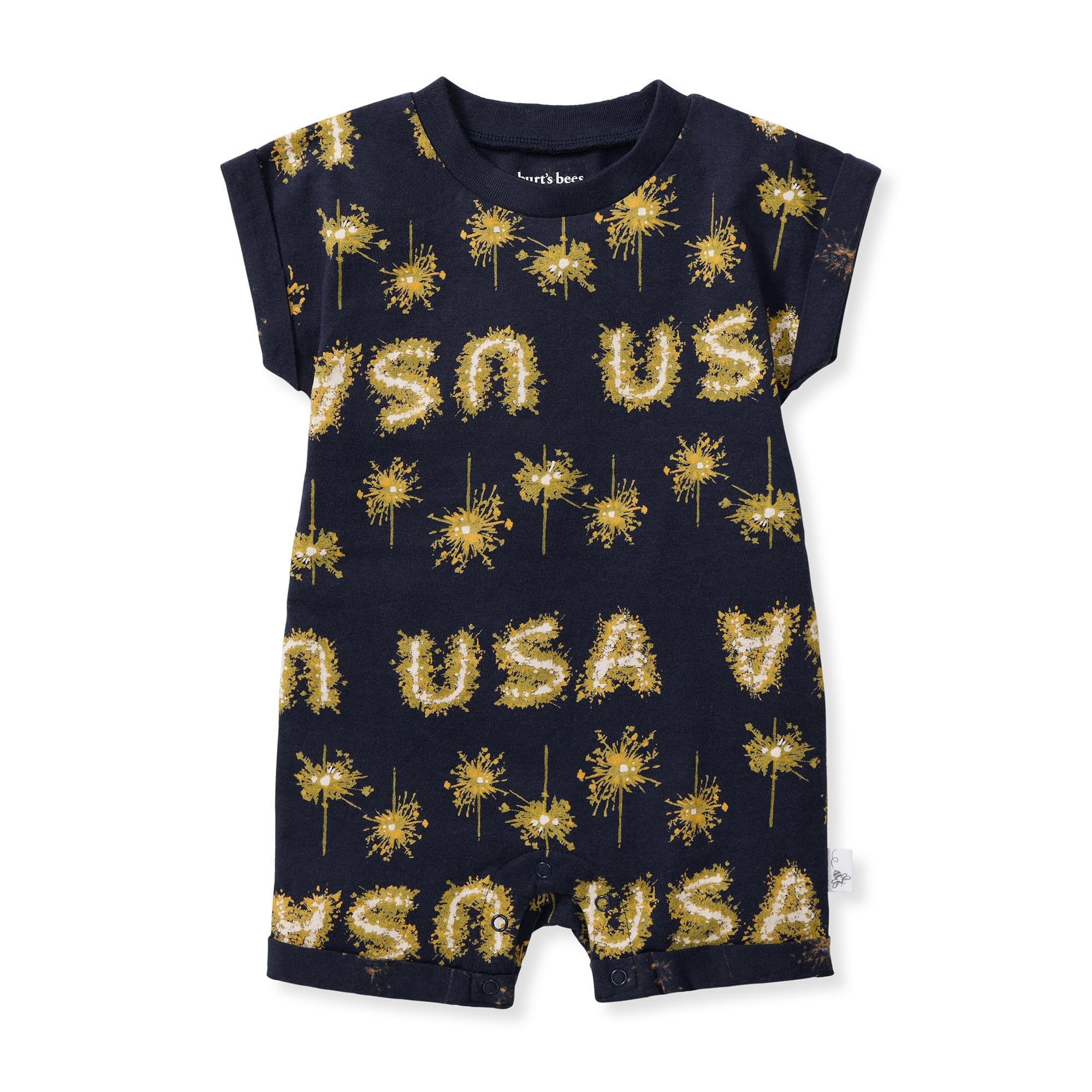 Burt’s Bees Baby Boys’ Organic Cotton Romper Set