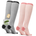 SONORAN Compression Socks for Pregnant Women (2/3 Pairs) 15-20 mmHg Bamboo Viscose Non-slip Sock for Nurses Pregnancy