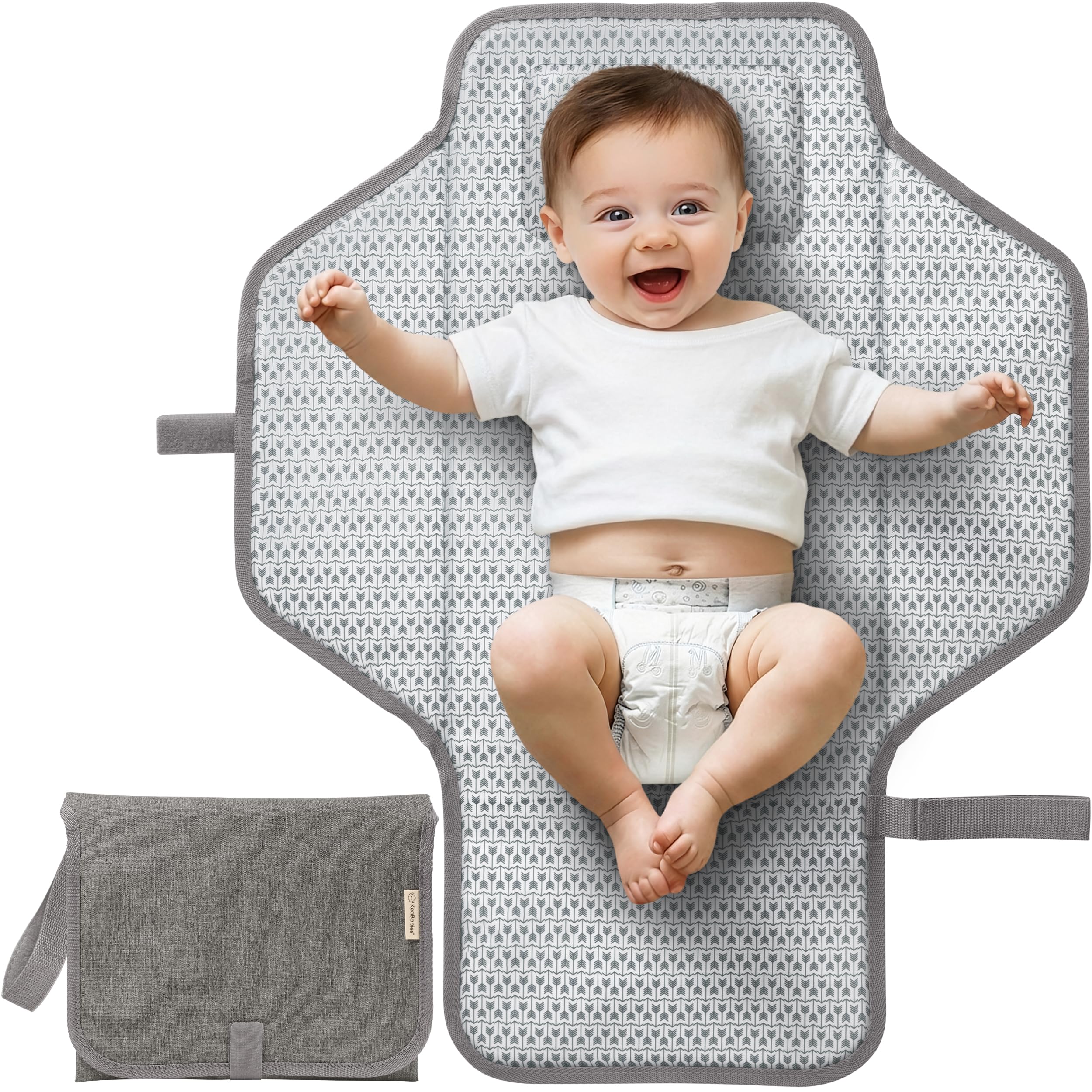KeaBabies Waterproof Foldable Travel Changing Mat