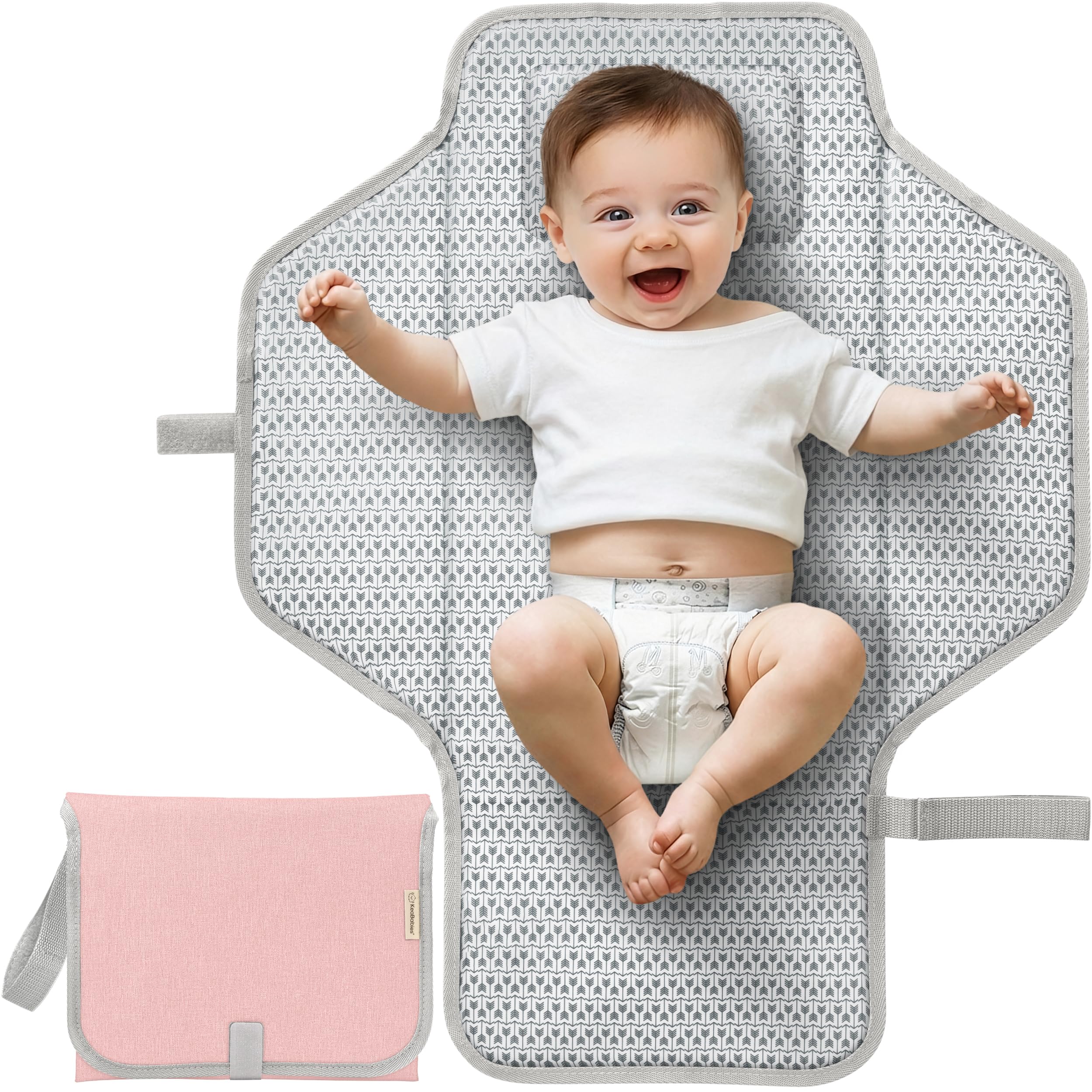KeaBabies Waterproof Foldable Travel Changing Mat